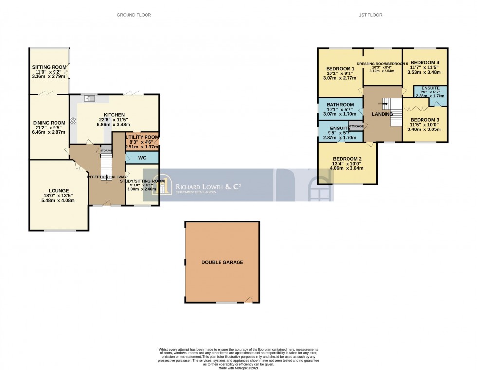 Floorplan for Melrose Crescent, Higher Poynton