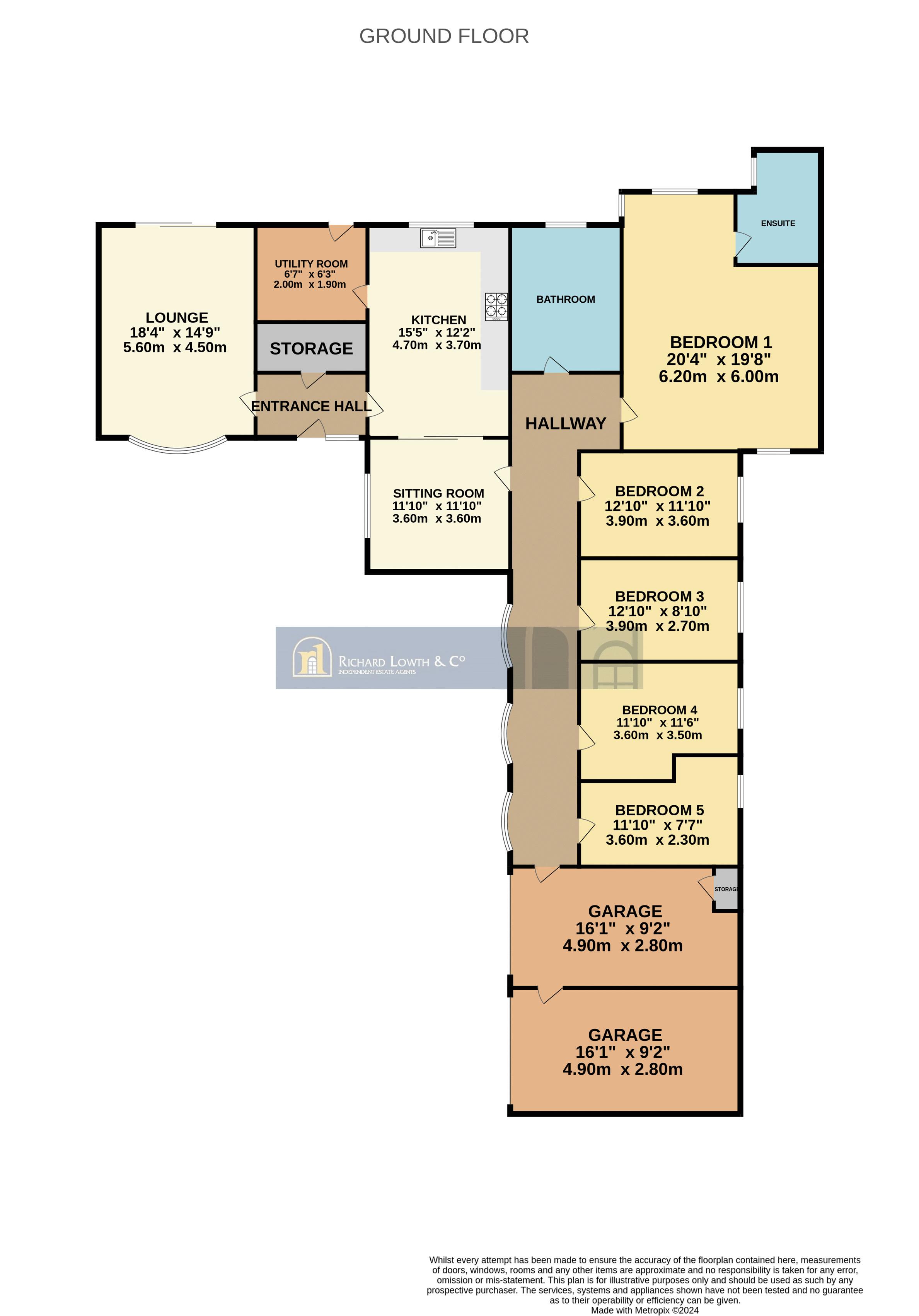 Floorplans For Mill Hill Hollow, Poynton