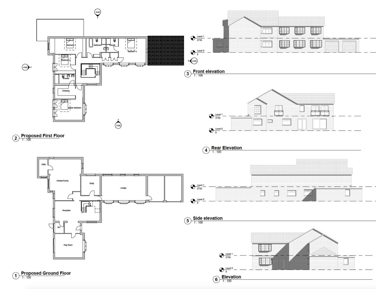 Floorplans For Mill Hill Hollow, Poynton