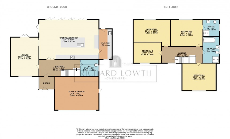 Floorplan for Whitby Close, Poynton