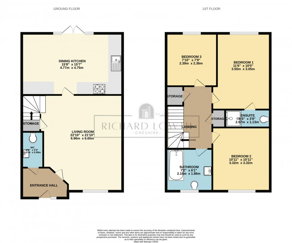 Floorplan for Montreux Gardens, Bramhall