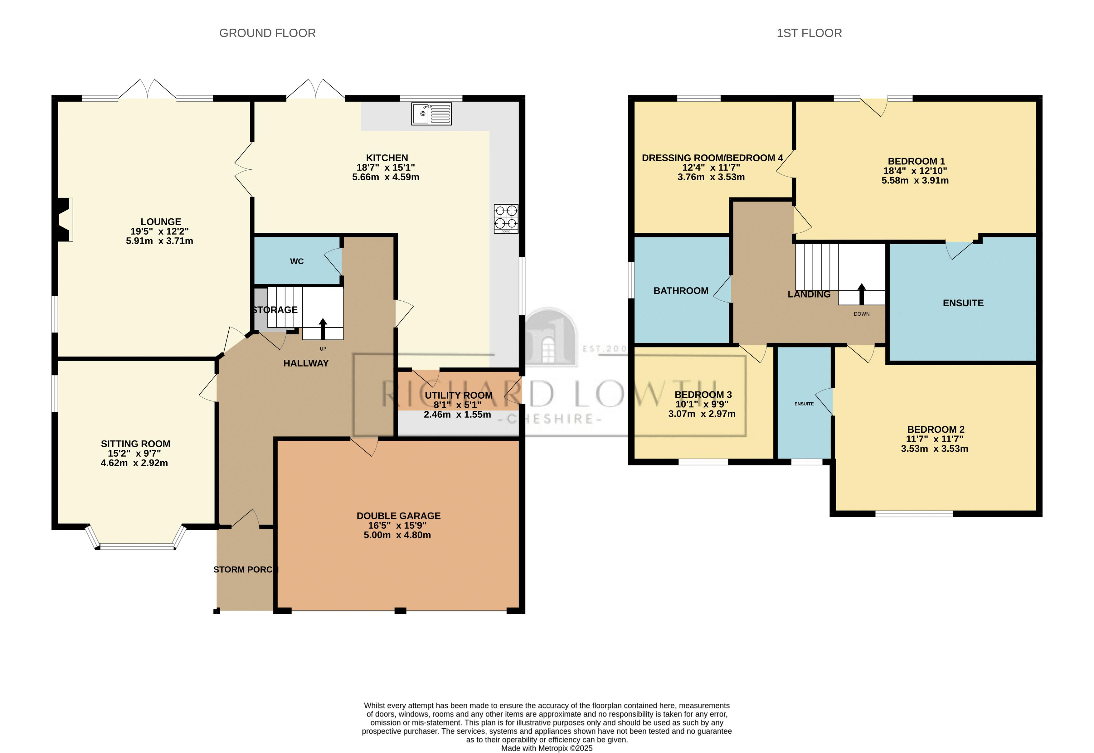 Floorplans For The Orchard, Woodford Road, Poynton