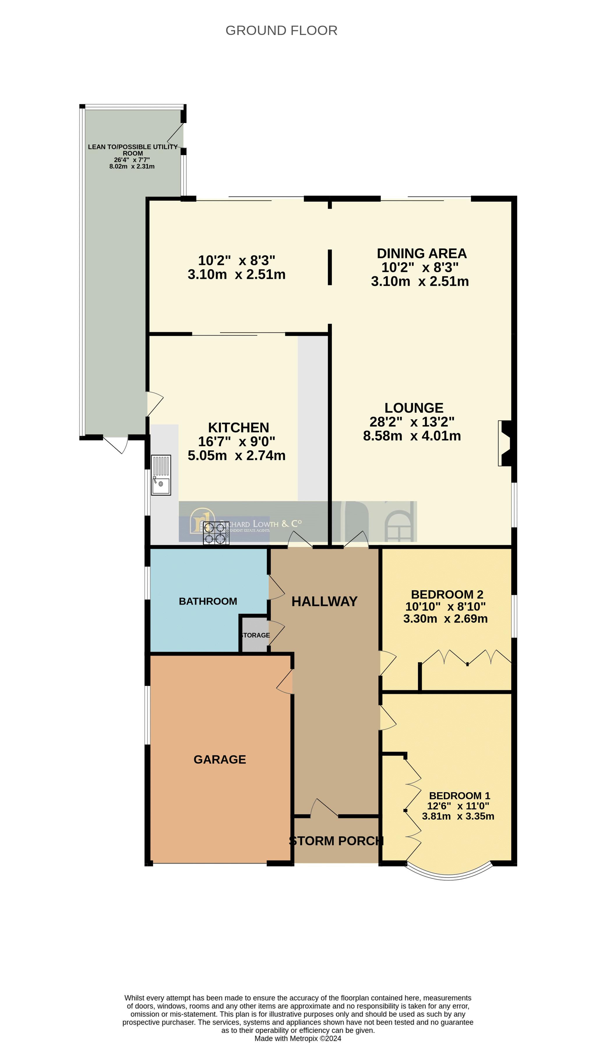 Floorplans For Milton Drive, Poynton