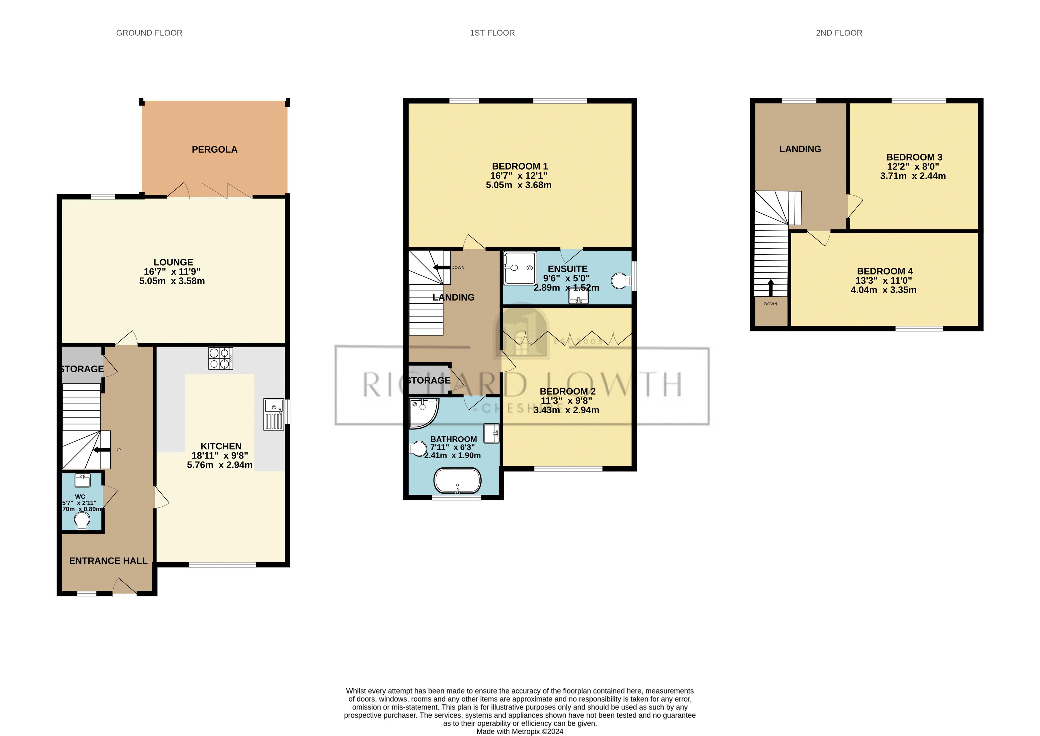 Floorplans For London Road South, Poynton