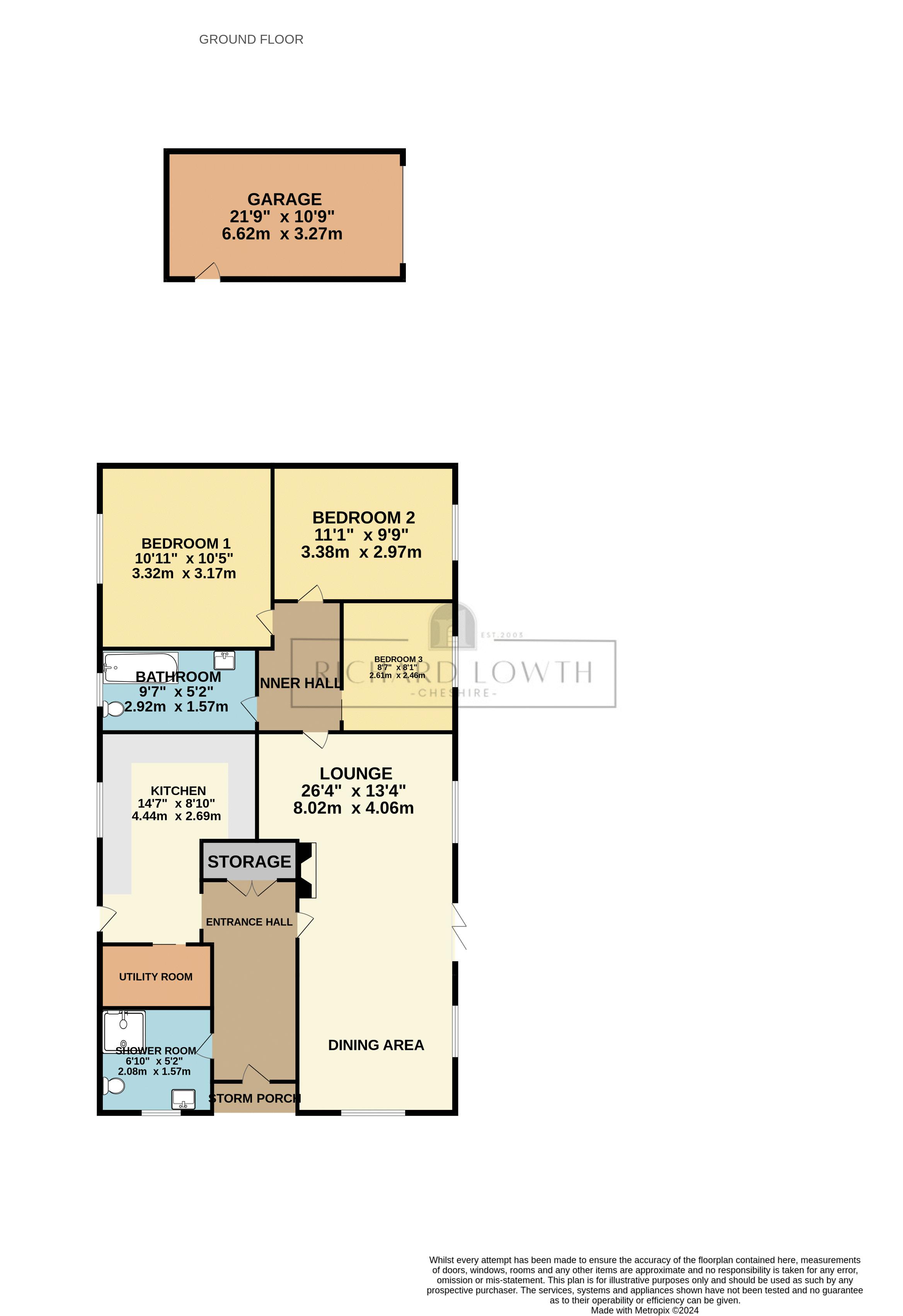 Floorplans For Holly Road, Poynton