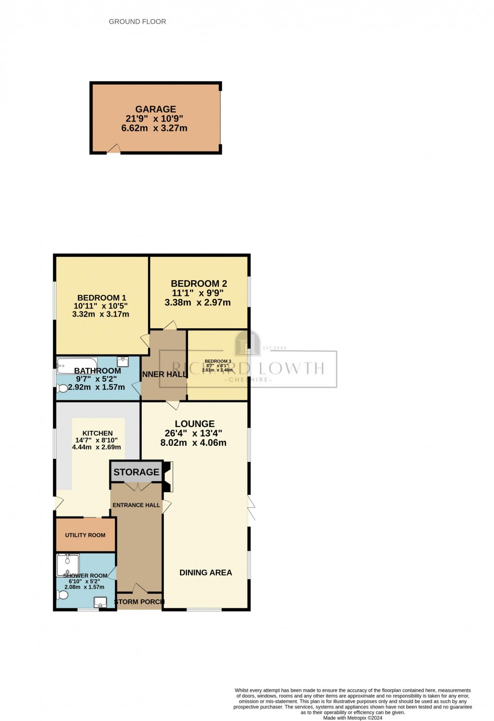 Floorplan for Holly Road, Poynton