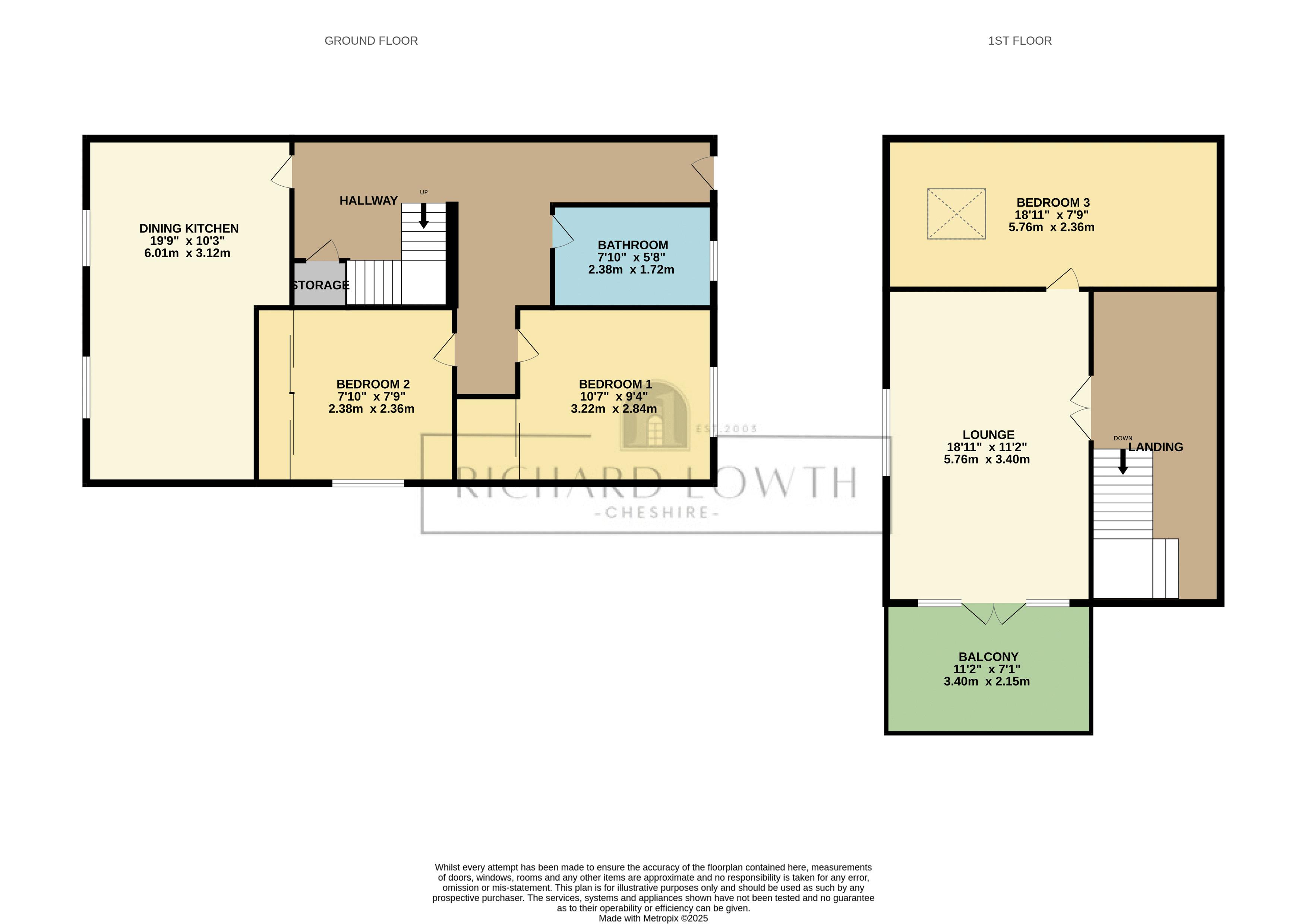 Floorplans For Middlewood Road, Poynton