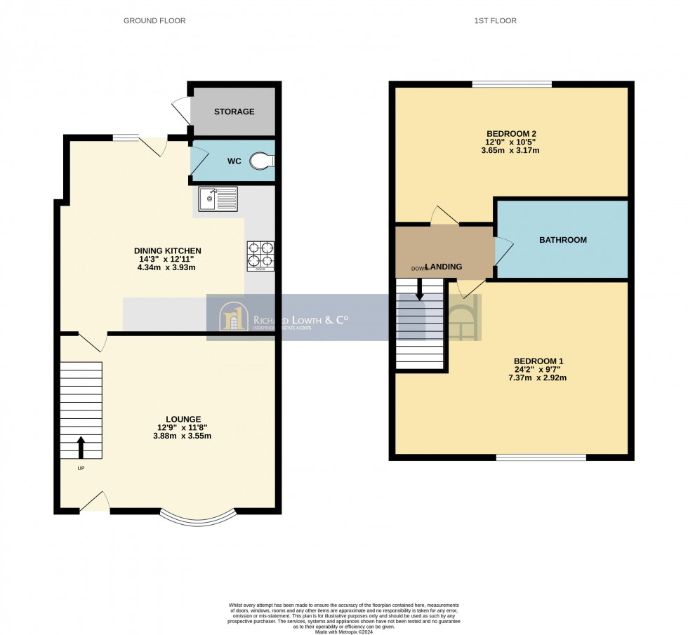 Floorplan for Dale House Fold, Poynton