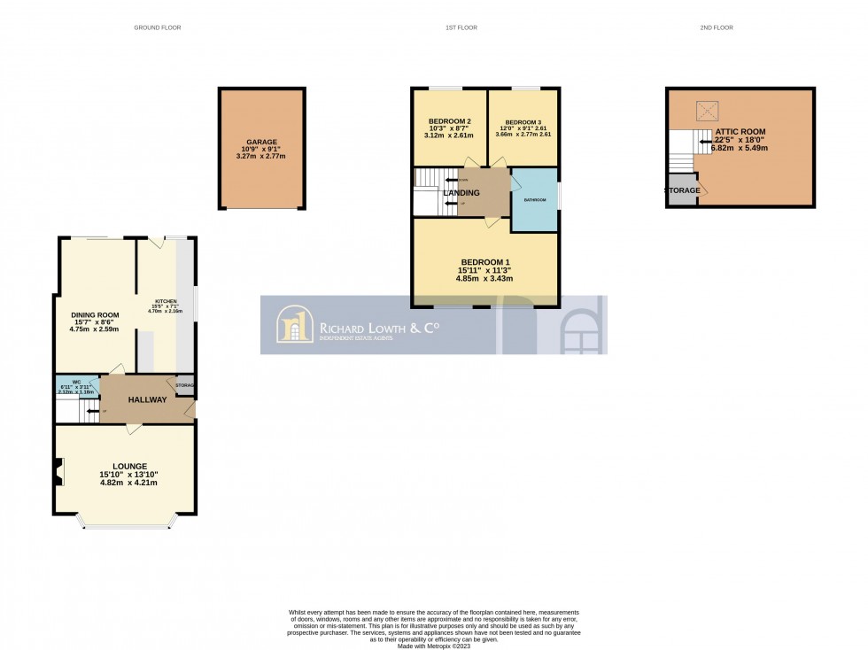 Floorplan for Meadway, Poynton